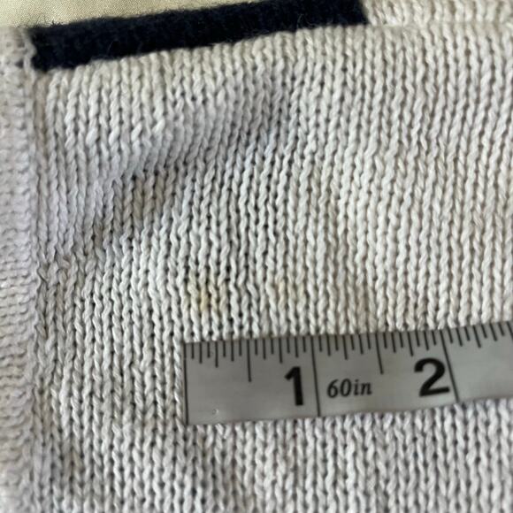 NWT Vtg Y2K 2000s Heart Embroidered Beaded Knit Sweater Vest Sz XL Cottagecore - Picture 5 of 7